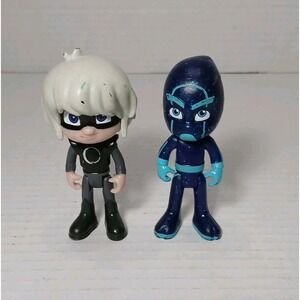 PJ Masks Luna Girl & Night Ninja 3" Action Figure Posable Villain Toy HAS WEAR